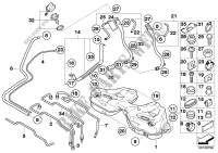 Reservoir de carburant/pieces de montage pour BMW 735i