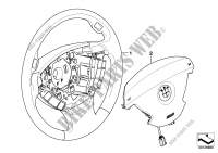 Volant sport airbag smart/Multifonction pour BMW 760i