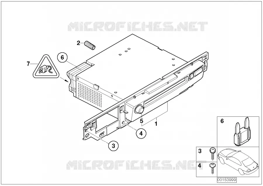 Audio system controller CD BMW BMW Série 7 2003 760LiS A 760LiS