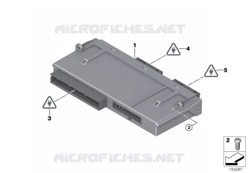 Boitier commande Junctionbox Elektronik BMW BMW X5 2008 X5 M A X5 M
