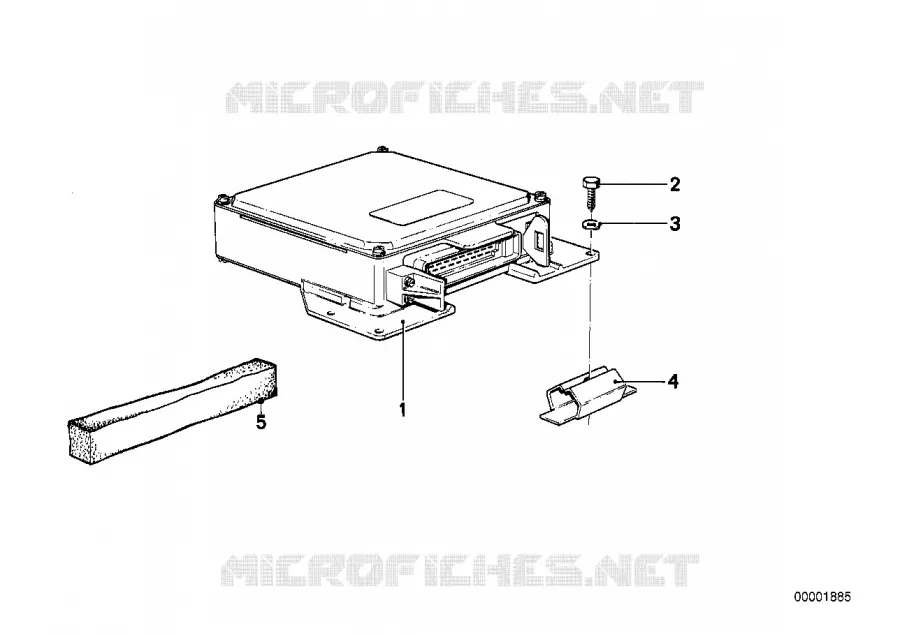 Boîtier de commande BMW BMW Série 6 1979 628CSi M 628CSi