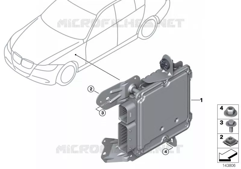 Boîtier de commande direction active BMW BMW Série 3 2008 320d N 320d