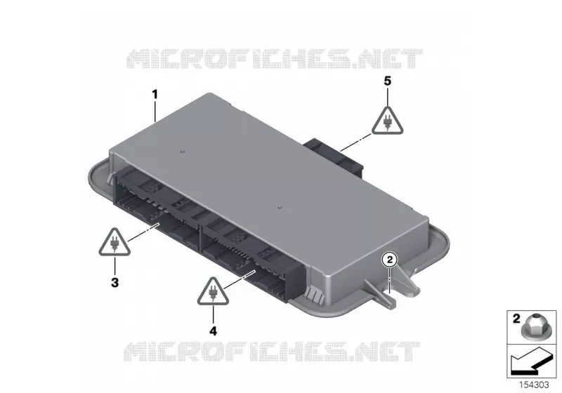 Boîtier de commande module plancher BMW BMW Série 3 2006 325d N 325d