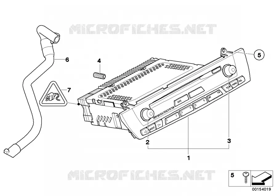 CID échange standard CD BMW BMW X3 2003 X3 3.0d N X3 3.0d
