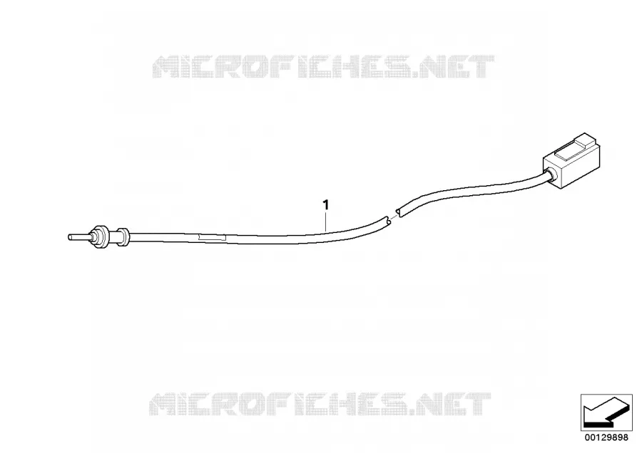 Câble dantenne VICS BMW BMW Série 3 2000 320d N 320d