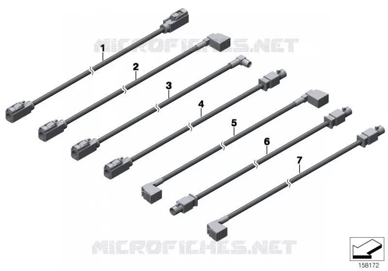 Câble dantenne universel BMW BMW Série 7 2002 730Li A 730Li