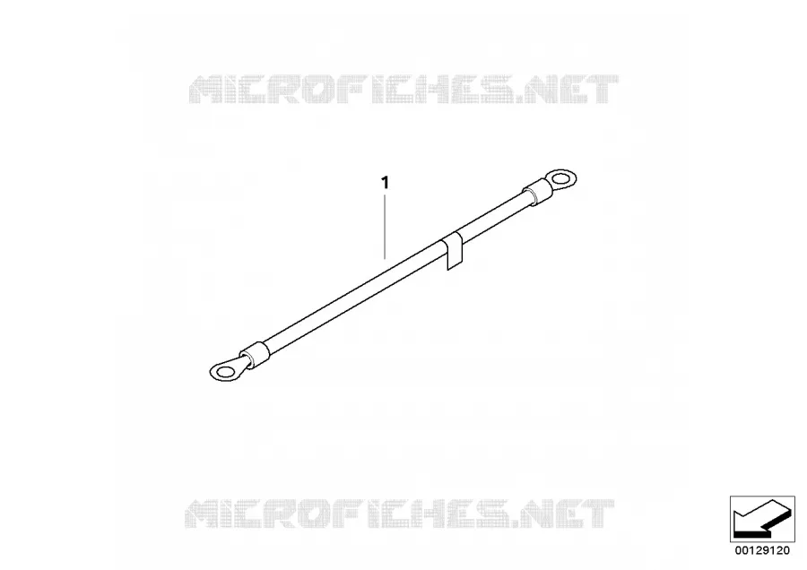 Câble de masse BMW BMW Série 3 2000 M3 N M3