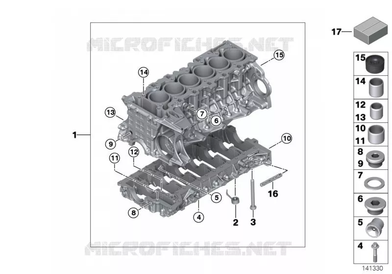 Carter-moteur BMW BMW Série 7 2008 740Li A 740Li