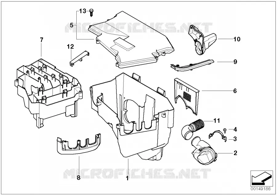 Coffret de boîtiers de commande BMW BMW Série 7 2004 730Li A 730Li