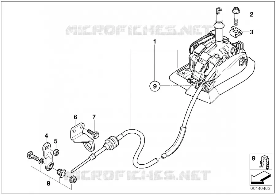 Commande de boite Steptronic - 4 roues BMW BMW X5 2000 X5 3.0d N X5 3.0d