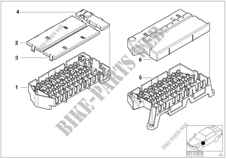 Composants de boîte à fusibles pour BMW 730i