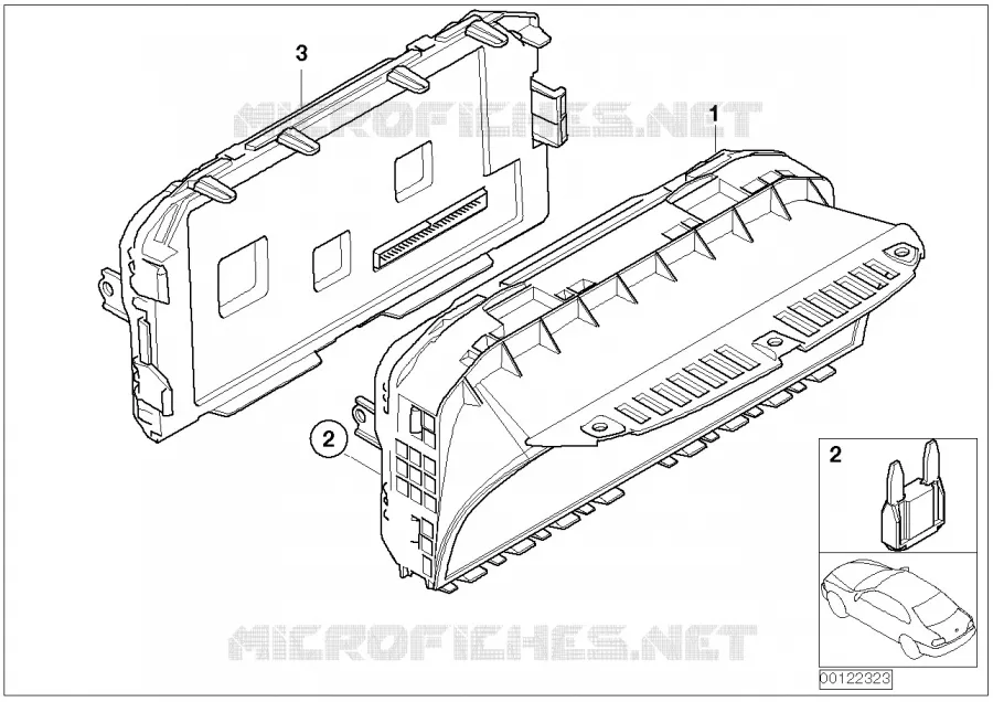 Control Display Asie BMW BMW Série 7 2004 730i A 730i