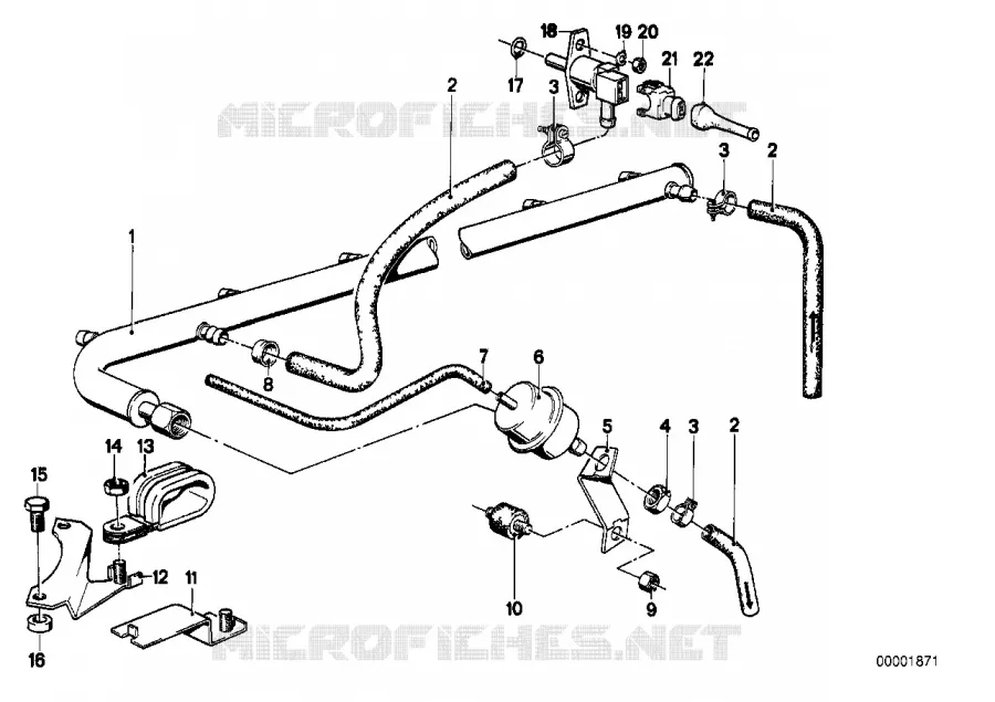 Dispositif dinjection l-jetronic BMW BMW Série 6 1981 628CSi M 628CSi
