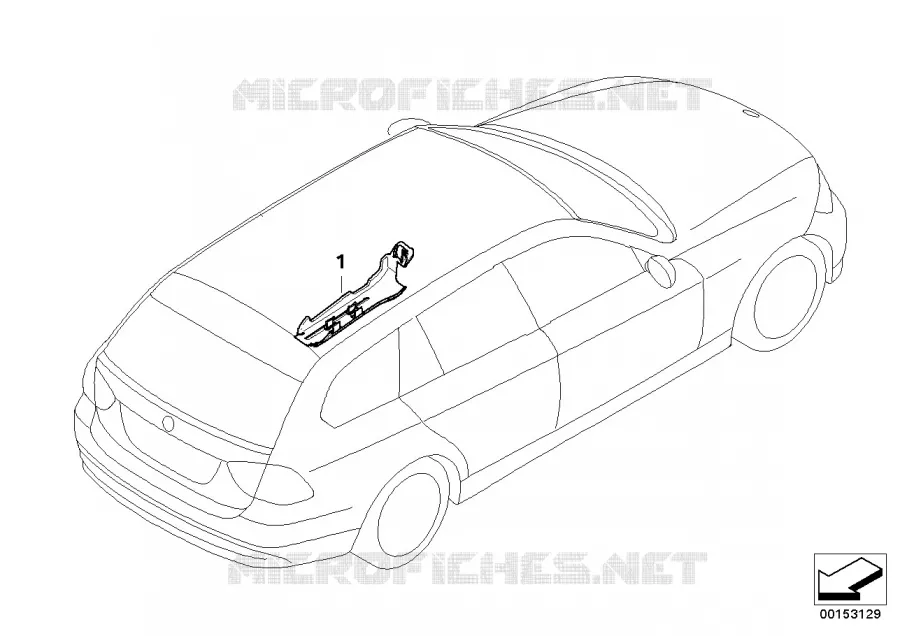 Guide cable BMW BMW Série 3 2006 335d N 335d