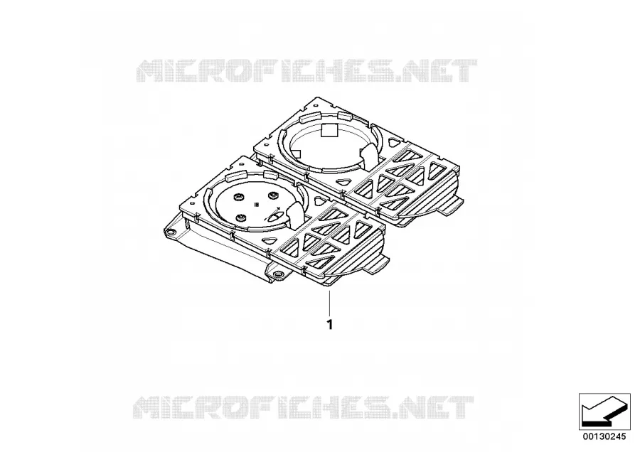 Indiv. interphone-Dispositif de commande BMW BMW Série 7 2002 760Li A 760Li
