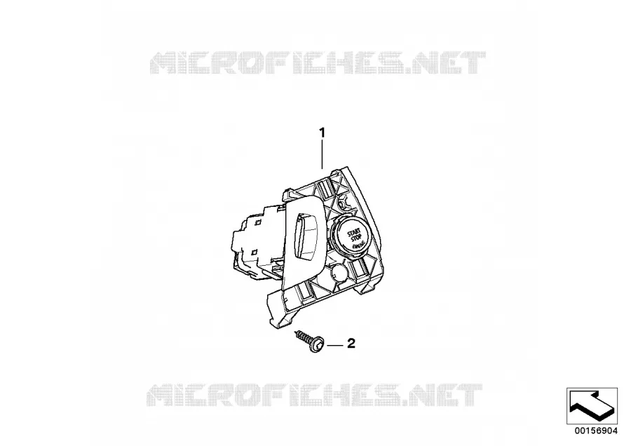 Interrupteur Start/Stop BMW BMW X5 2006 X5 3.0d A X5 3.0d