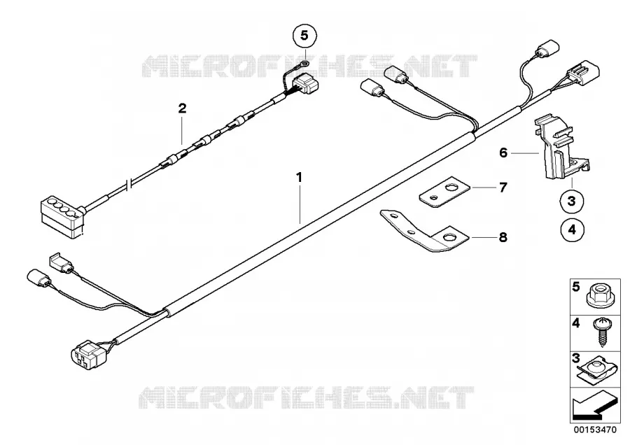 Jeu de cables direction active BMW BMW Série 3 2009 330d N 330d
