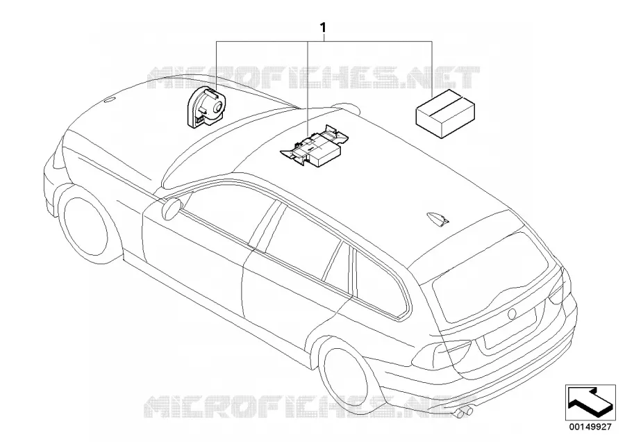 Kit 2ème monte pour système dalarme BMW BMW Série 3 2010 320d ed N 320d ed