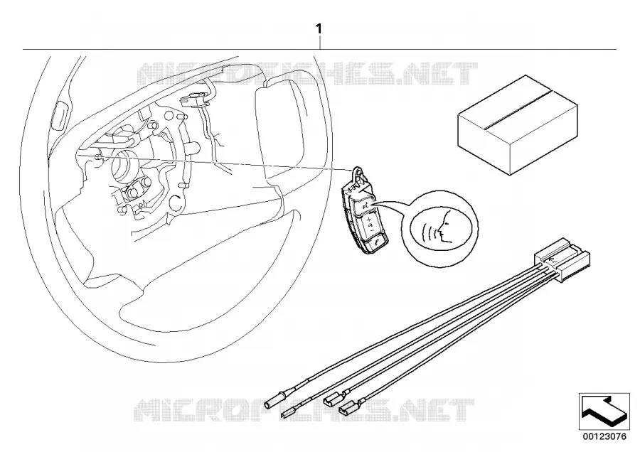 Kit 2ème monte système à cde vocale BMW BMW Série 7 2001 735Li A 735Li