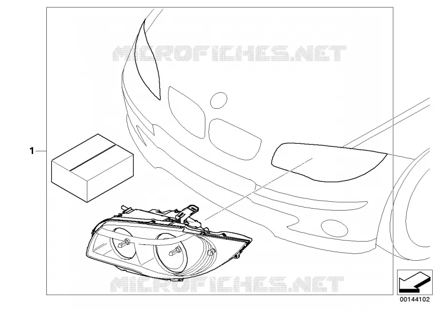 Kit de 2e monte Adaptive Headlights BMW BMW Série 1 2007 123d N 123d