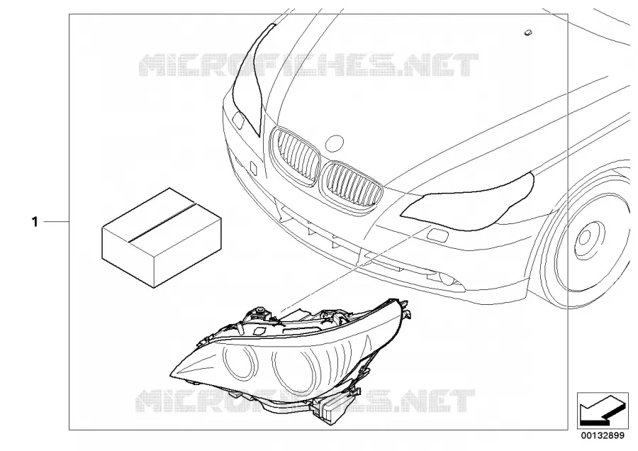 Kit de 2e monte Adaptive Headlights BMW BMW Série 5 2002 545i N 545i