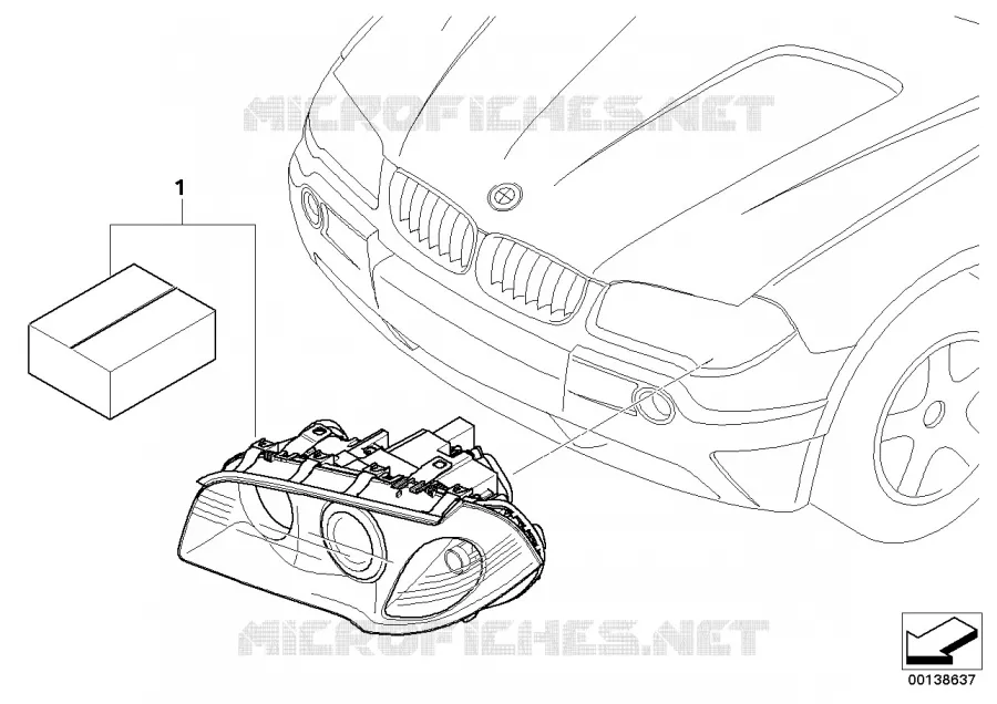 Kit de 2e monte Adaptive Headlights BMW BMW X3 2007 X3 2.0d N X3 2.0d