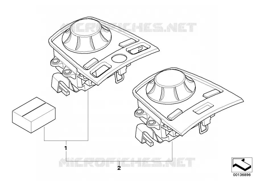 Kit transf. touches fonction Controller BMW BMW Série 7 2001 735Li A 735Li