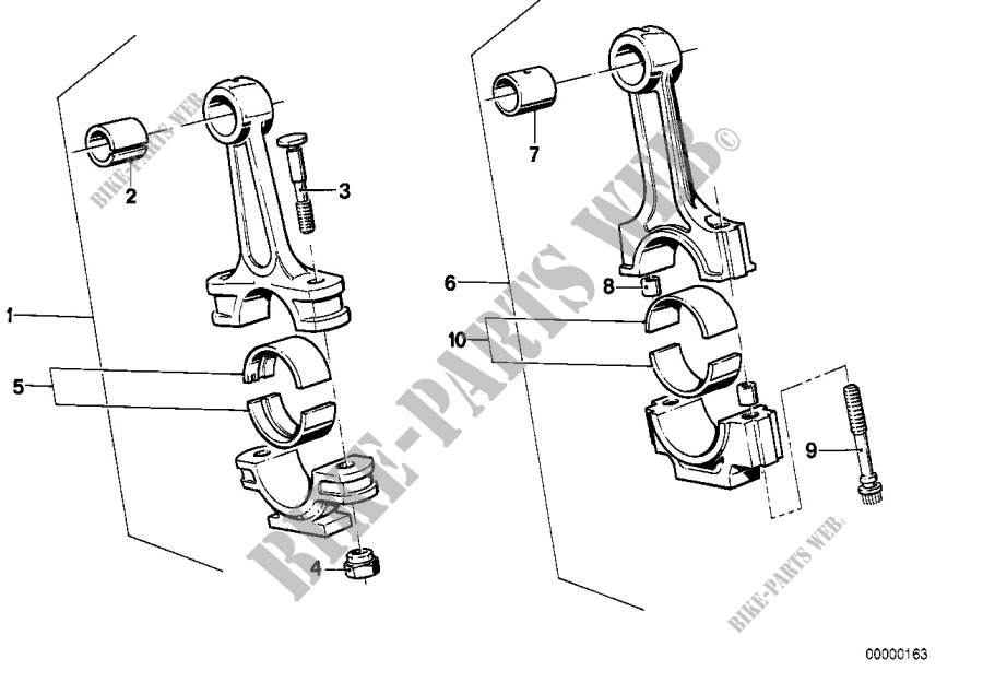 Mécanisme dembiellage   Bielle pour BMW 323i