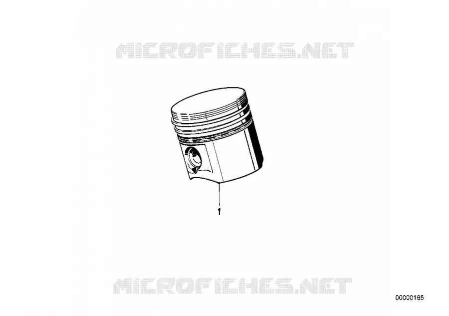Mécanisme dembiellage - Piston BMW BMW Série 6 1981 635CSi M 635CSi