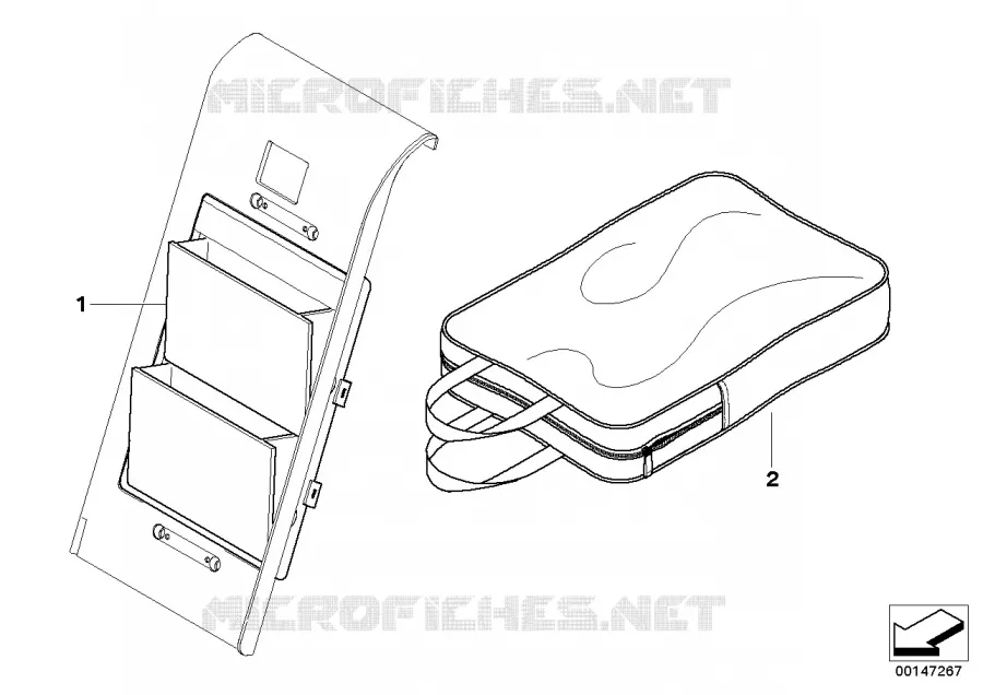 Module de rangement BMW BMW Série 3 2004 318d N 318d