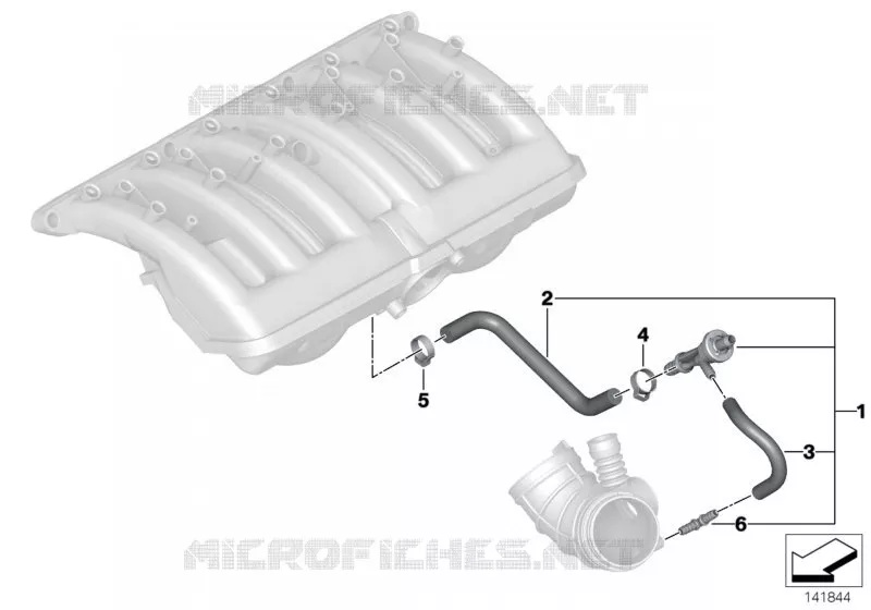 Moteur à commande par dépression BMW BMW X5 2000 X5 3.0i N X5 3.0i