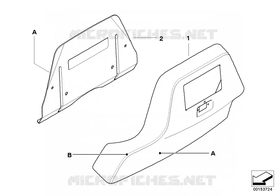 Panneau arr.ind. Rear Seat Infotainment BMW BMW Série 7 2004 730d A 730d