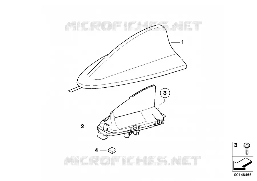 Pièces dantenne BMW BMW Série 3 2008 M3 N M3
