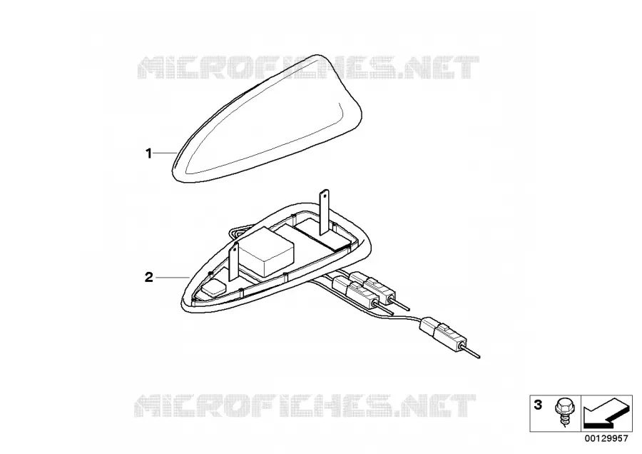 Pièces dantenne BMW BMW Série 5 2002 525d N 525d