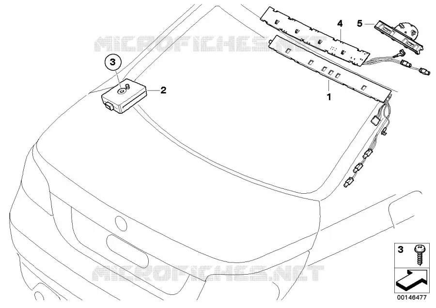 Pièces dantenne Diversity BMW BMW Série 5 2003 525d N 525d