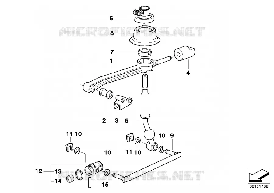 Pièces de commande de vitesses BMW BMW Série 3 1994 325tds M 325tds