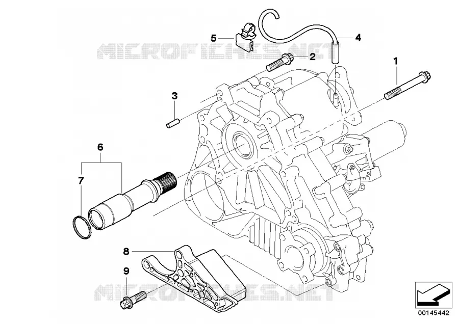 Pieces de fixation de boite de vitesses BMW BMW X3 2003 X3 2.0d N X3 2.0d
