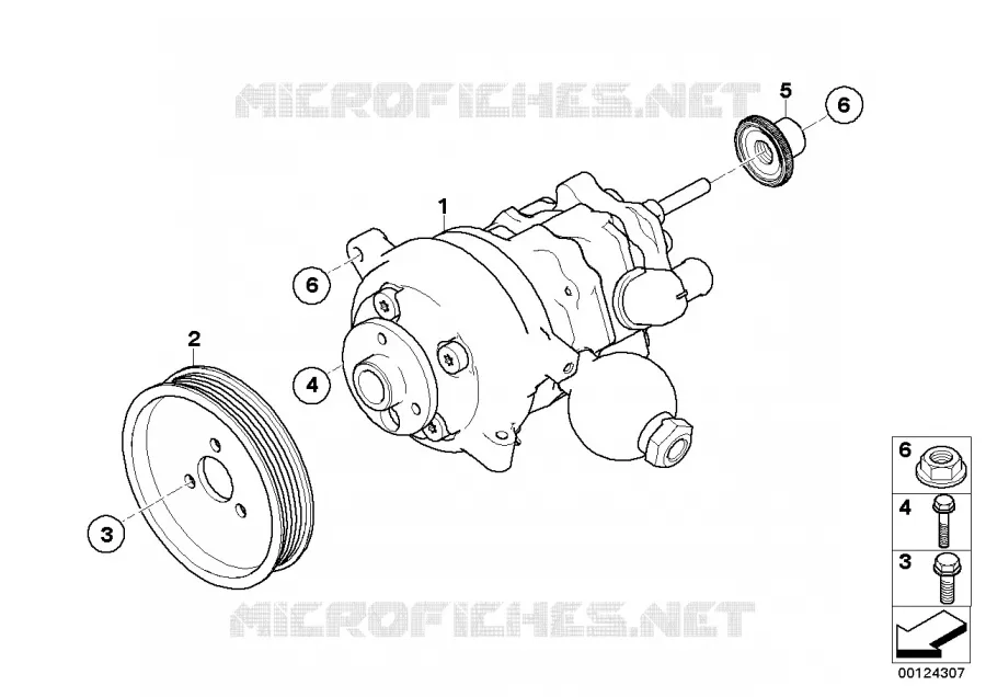 Pompe dassistance direct./Dynamic Drive BMW BMW Série 7 2005 760Li A 760Li