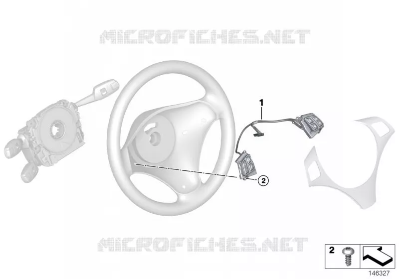 Post-équipement volant multifonctions BMW BMW Série 3 2009 320d ed N 320d ed