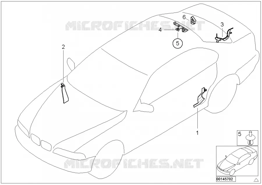 Recouvrement de cable BMW BMW Série 3 2000 M3 N M3