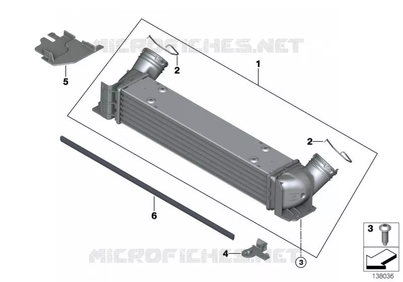 Refroidisseur dair de suralimentation BMW BMW X1 2011 X1 25dX N X1 25dX