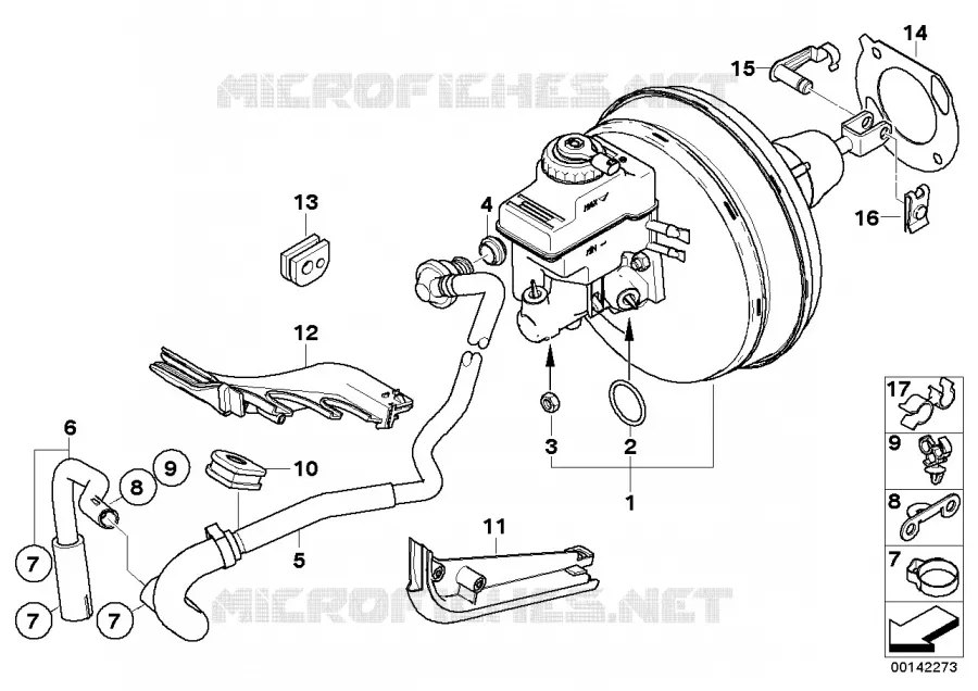 Servo frein à dépression BMW BMW Série 7 2000 735Li A 735Li