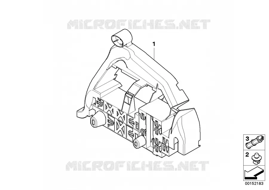 Support app.de cde de carross.et modules BMW BMW Série 5 2004 535d N 535d