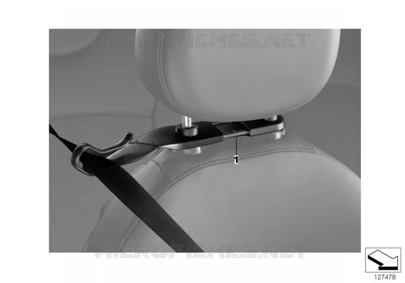 Support de ceinture BMW BMW Série 3 2014 320d ed N 320d ed