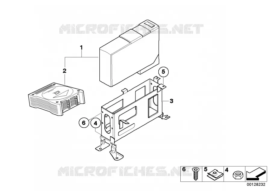 Support de changeur-CD BMW BMW X3 2007 X3 2.0d N X3 2.0d