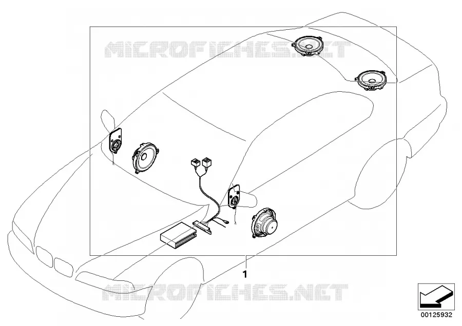 Système Sound Modul BMW BMW Série 3 1998 323i N 323i