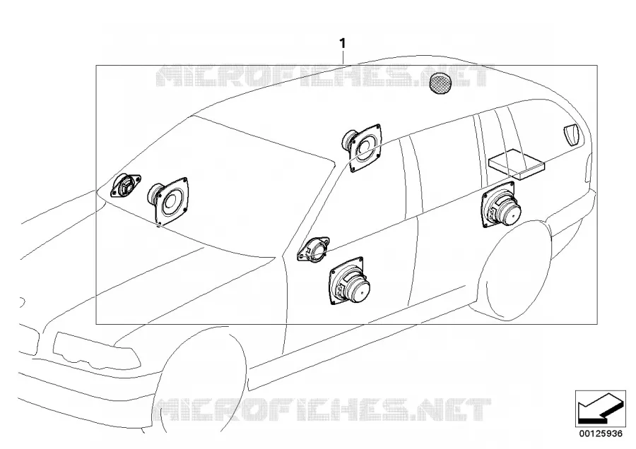 Système Sound Modul BMW BMW Série 3 2001 320d N 320d