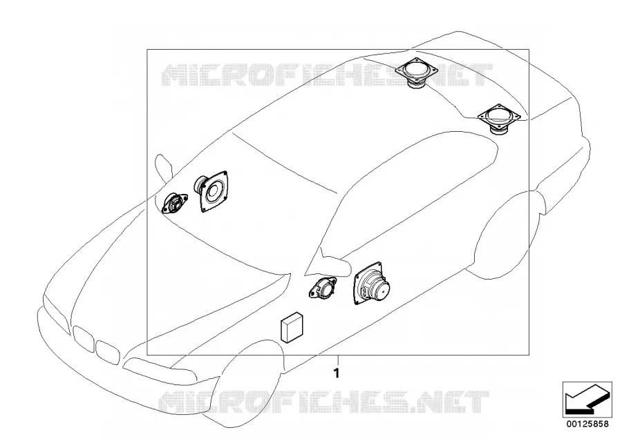 Système Sound Modul BMW BMW Série 5 1996 520i A 520i