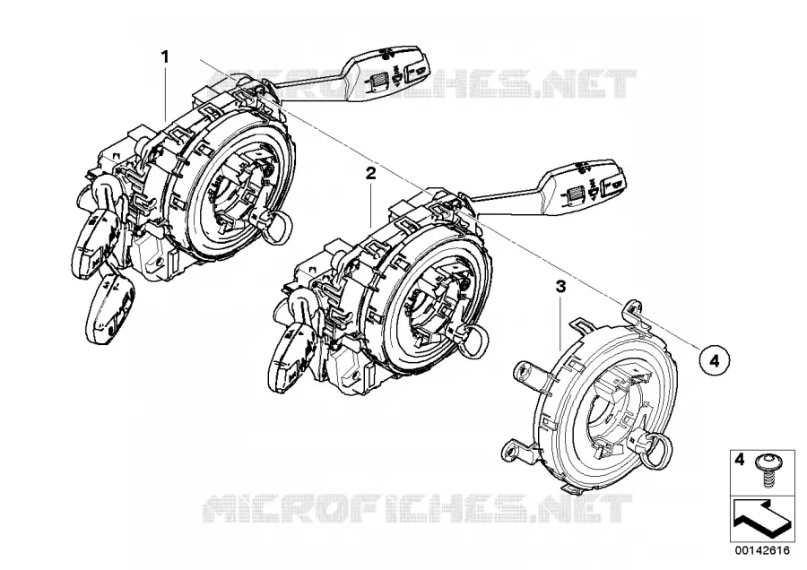 Unité interrupteurs colonne de direction BMW BMW X6 2009 X6 40dX A X6 40dX