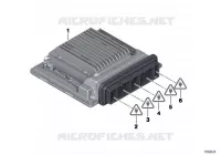 Boîtier électron. base DME / MSD87_12 pour BMW 760i